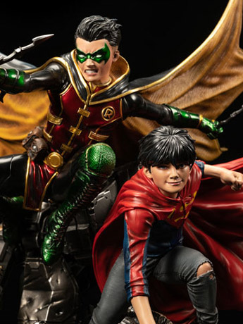 DC Rebirth Premium Collectibles Super Sons 1/6 Scale Limited Edition Statue Gallery Image 2