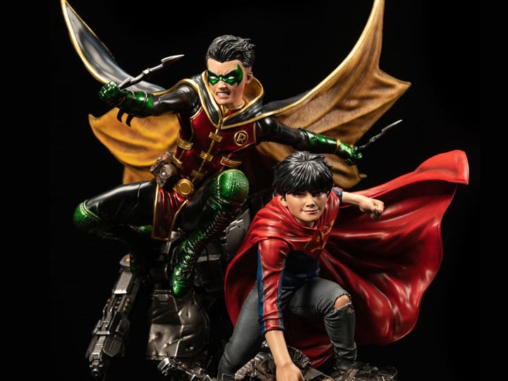 DC Rebirth Premium Collectibles Super Sons 1/6 Scale Limited Edition Statue Gallery Image 1