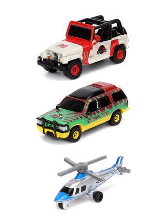 Jurassic Park Nano Hollywood Rides Three-Pack Gallery Image 2