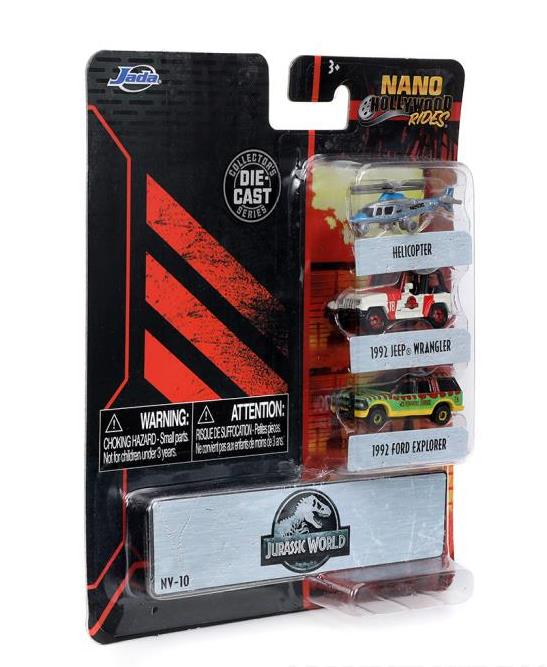 Jurassic Park Nano Hollywood Rides Three-Pack Gallery Image 7