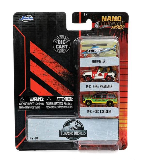 Jurassic Park Nano Hollywood Rides Three-Pack Gallery Image 6