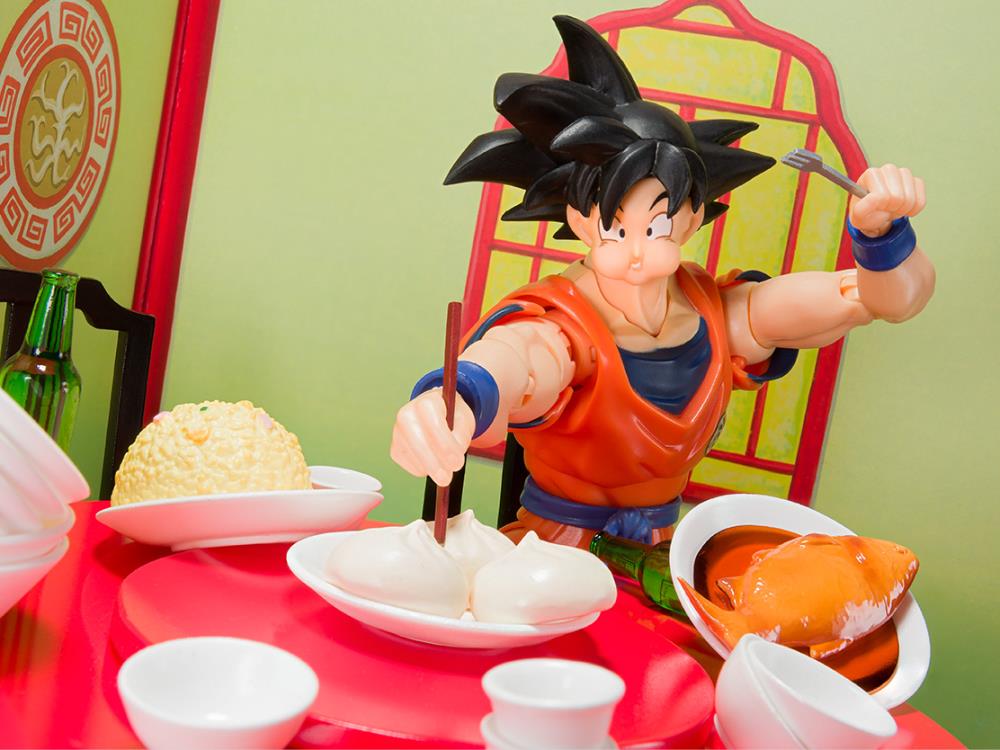 Dragon Ball Z S.H.Figuarts Goku Eating Scene Set Gallery Image 6