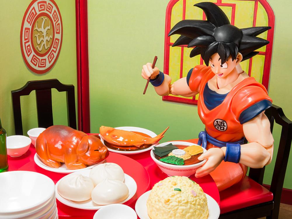 Dragon Ball Z S.H.Figuarts Goku Eating Scene Set Gallery Image 4
