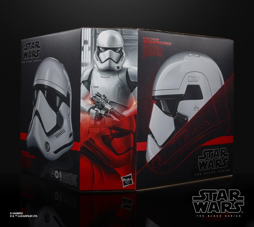 Star Wars: The Black Series First Order Stormtrooper 1:1 Scale Wearable Helmet (Electronic) Gallery Image 9