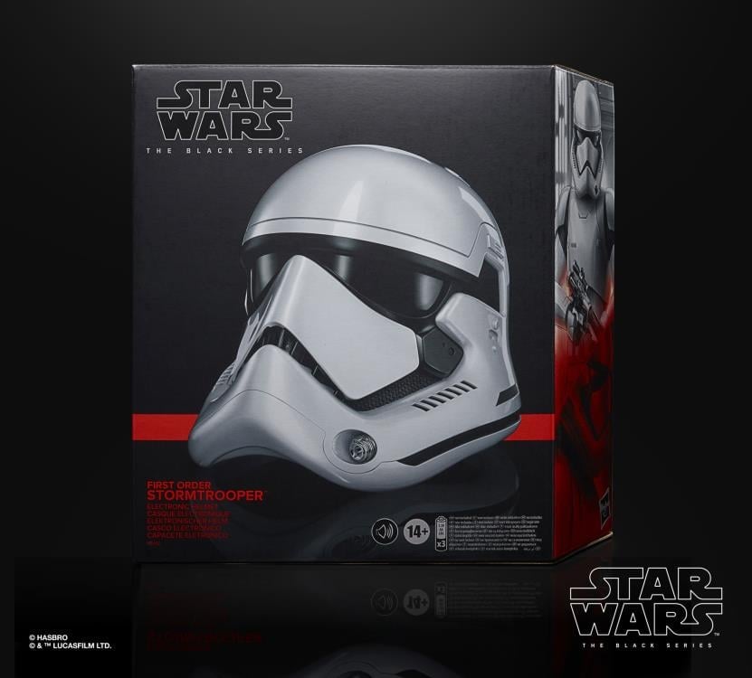 Star Wars: The Black Series First Order Stormtrooper 1:1 Scale Wearable Helmet (Electronic) Gallery Image 8