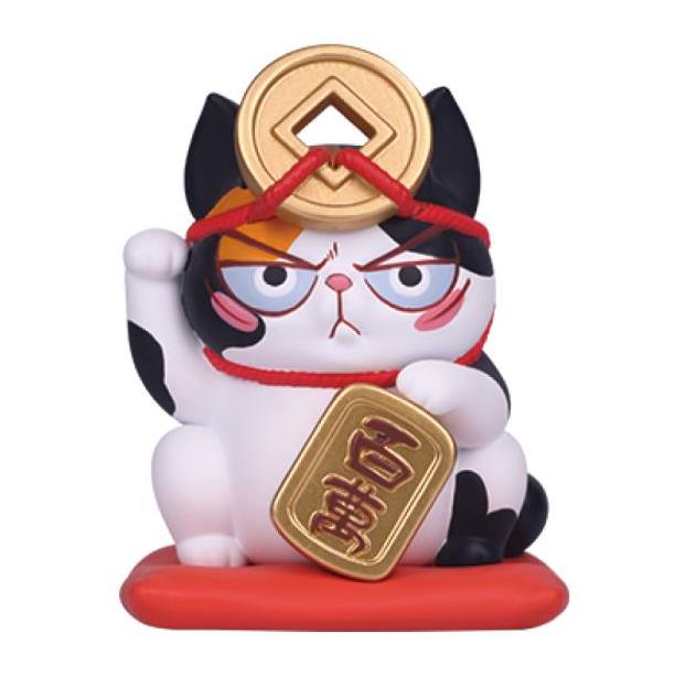 Lucky Fortune Cat Food on Head Series Box of 8 Figures Gallery Image 8