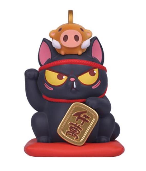 Lucky Fortune Cat Food on Head Series Box of 8 Figures Gallery Image 7