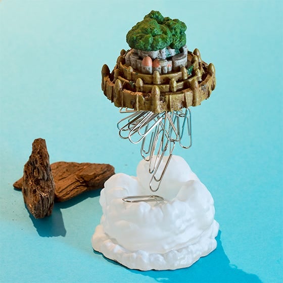 Laputa: Castle In The Sky Laputa Castle Magnetic Paper Clip Holder Gallery Image 3