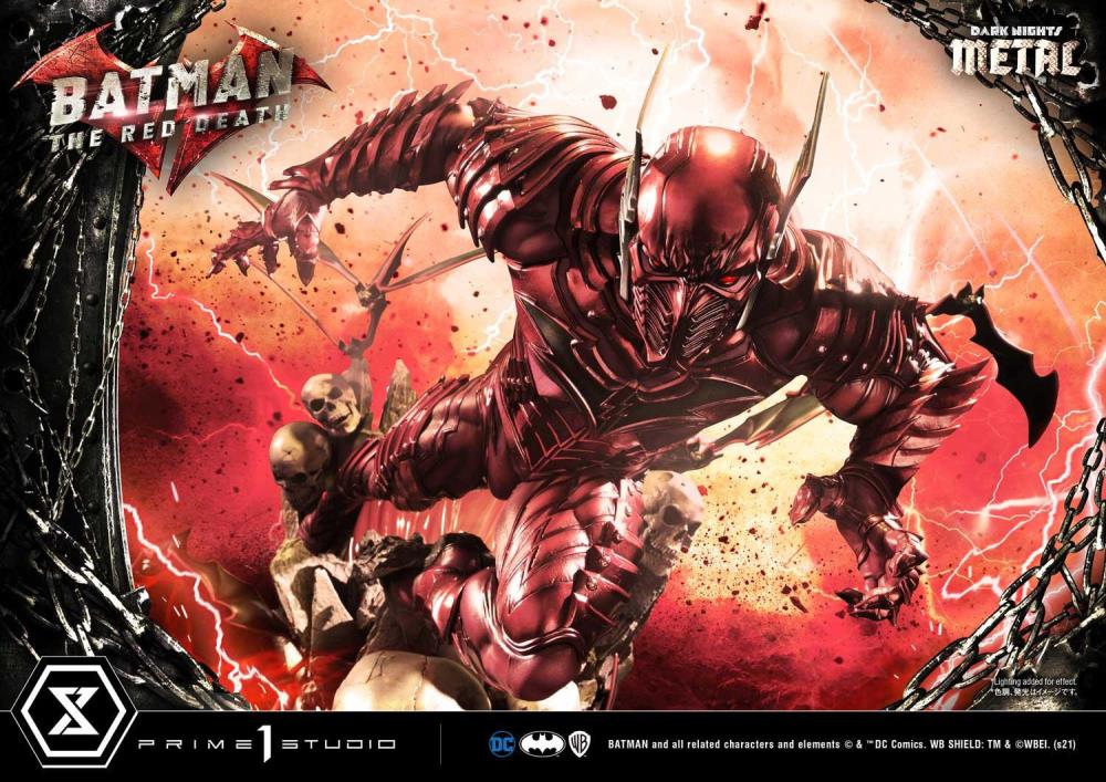 Dark Nights: Metal Museum Masterline The Red Death 1/3 Scale Statue Gallery Image 32