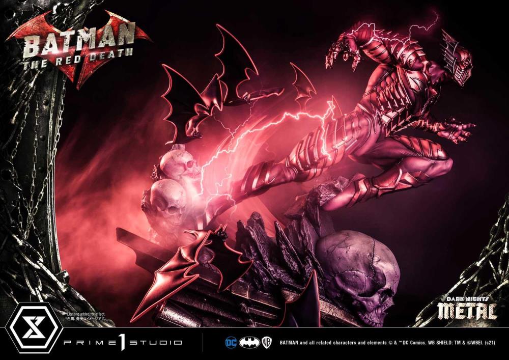 Dark Nights: Metal Museum Masterline The Red Death 1/3 Scale Statue Gallery Image 26
