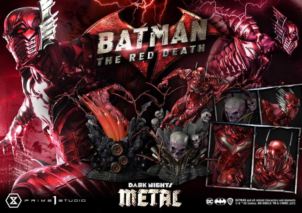 Dark Nights: Metal Museum Masterline The Red Death 1/3 Scale Statue Gallery Image 3