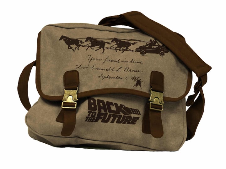 Back to the Future Brown Messenger Bag