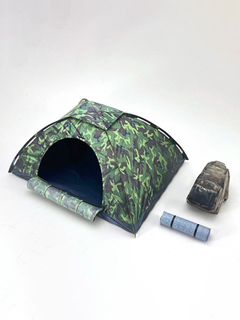 Pepatama M-008 Tent 1/12 Scale Action Figure Accessory Set Gallery Image 2