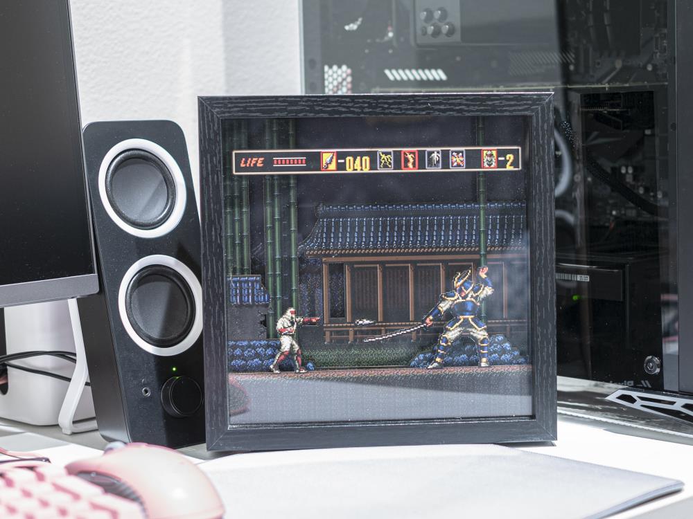 The Revenge of Shinobi Pixel Frame (9x9) Gallery Image 9