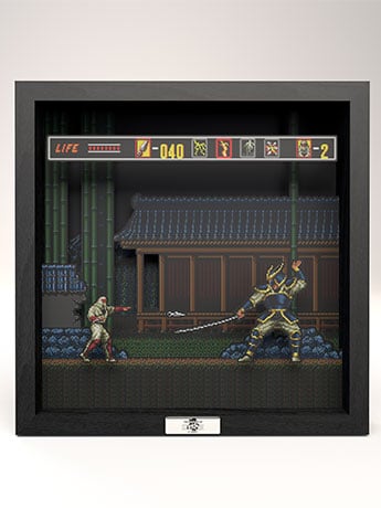The Revenge of Shinobi Pixel Frame (9x9) Gallery Image 2