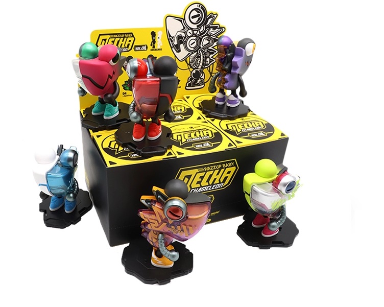 Wazzup Baby Mecha Chameleon Vol. 4 Box of 6 Figures Gallery Image 5