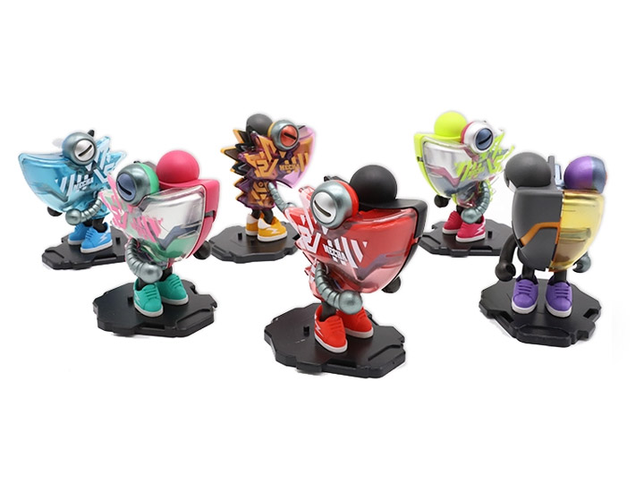 Wazzup Baby Mecha Chameleon Vol. 4 Box of 6 Figures Gallery Image 1