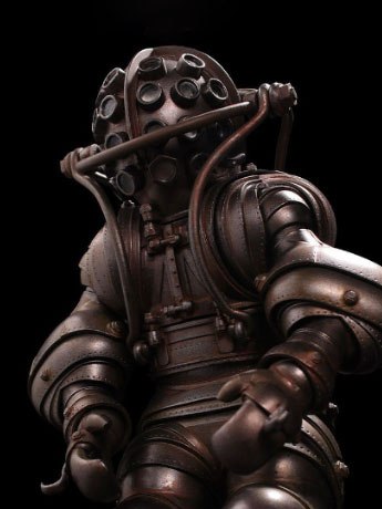 Takeya Shiki Jizai Okimono Vintage Diving Suits Collection No.01 Figure Gallery Image 2