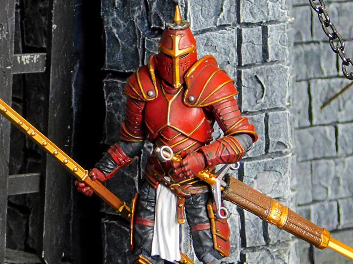 Vitruvian H.A.C.K.S Series General Bah-sak Red Knight BBTS Shared Exclusive Gallery Image 1