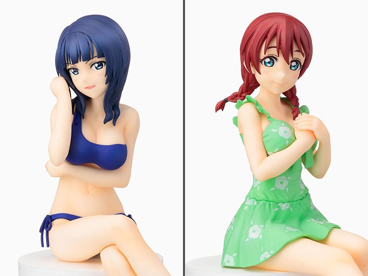 Love Live! Nijigasaki High School Idol Club Karin Asaka & Emma Verde Set of 2 Super Premium Perching Figures Gallery Image 1