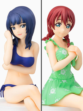 Love Live! Nijigasaki High School Idol Club Karin Asaka & Emma Verde Set of 2 Super Premium Perching Figures Gallery Image 2