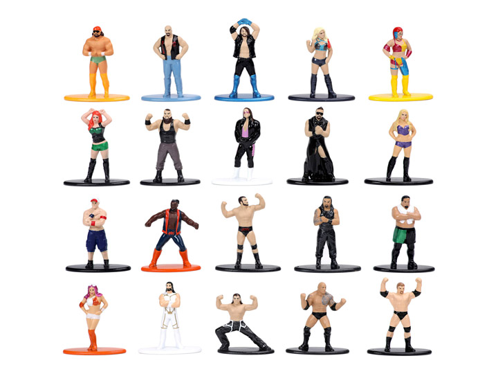 WWE Nano MetalFigs Wave 2 20-Pack Gallery Image 1