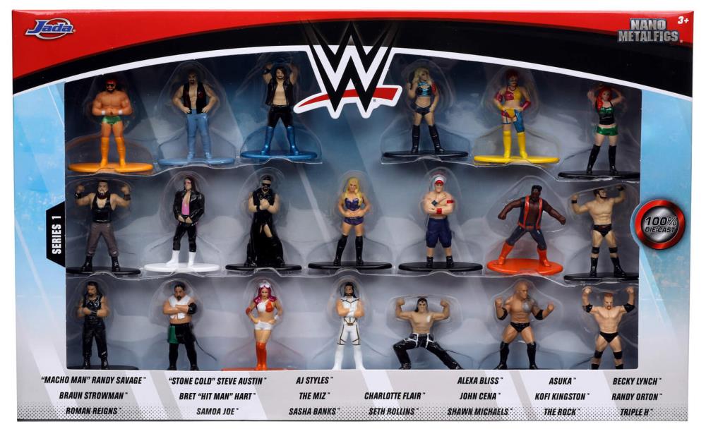 WWE Nano MetalFigs Wave 2 20-Pack Gallery Image 3