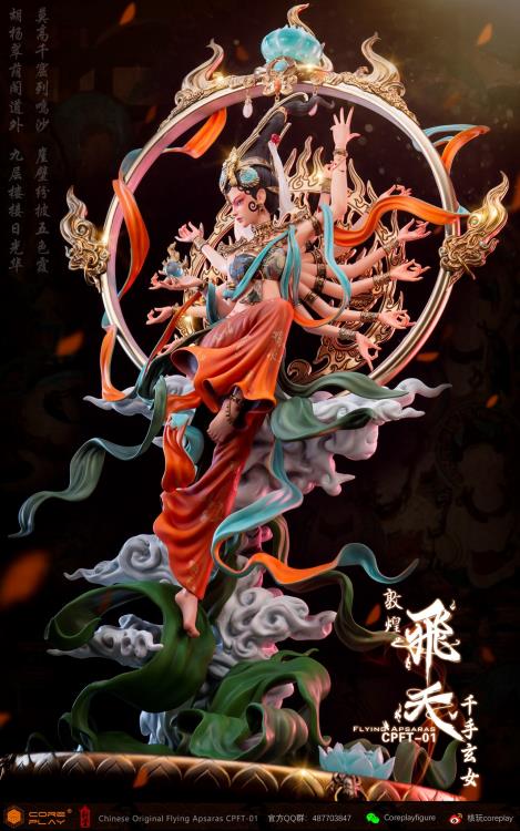 Dunhuang Flying Apsaras Thousand Hand (Color Version) Statue Gallery Image 9