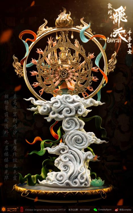 Dunhuang Flying Apsaras Thousand Hand (Color Version) Statue Gallery Image 17