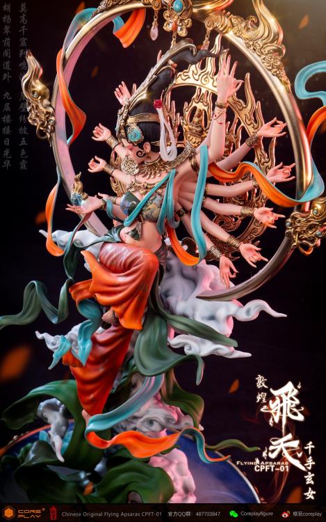 Dunhuang Flying Apsaras Thousand Hand (Color Version) Statue Gallery Image 10