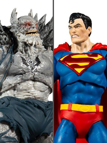 Dark Nights: Metal DC Multiverse Batman Earth -1 (The Devastator) & Superman Action Figure Two-Pack Gallery Image 2
