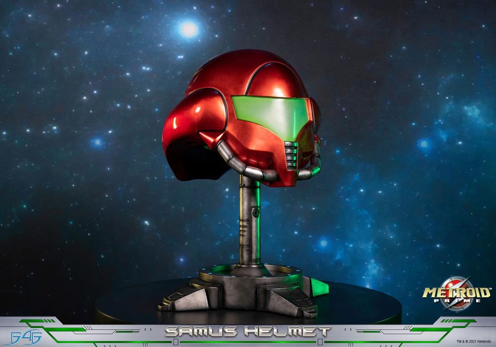 Metroid Prime Samus Helmet Limited Edition Statue Gallery Image 4