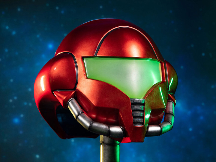 Metroid Prime Samus Helmet Limited Edition Statue Gallery Image 1