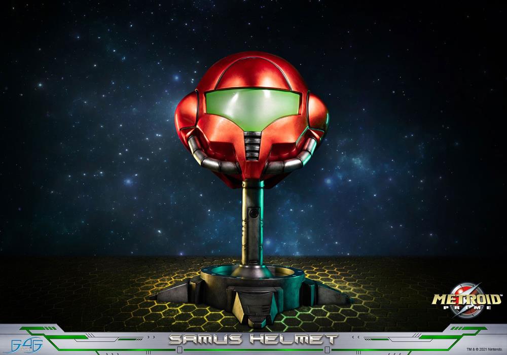 Metroid Prime Samus Helmet Limited Edition Statue Gallery Image 3