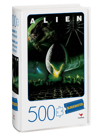 Alien Blockbuster VHS Video Case 500-Piece Puzzle Gallery Image 2