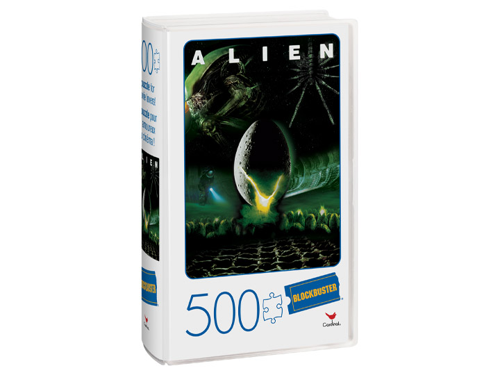 Alien Blockbuster VHS Video Case 500-Piece Puzzle Gallery Image 1