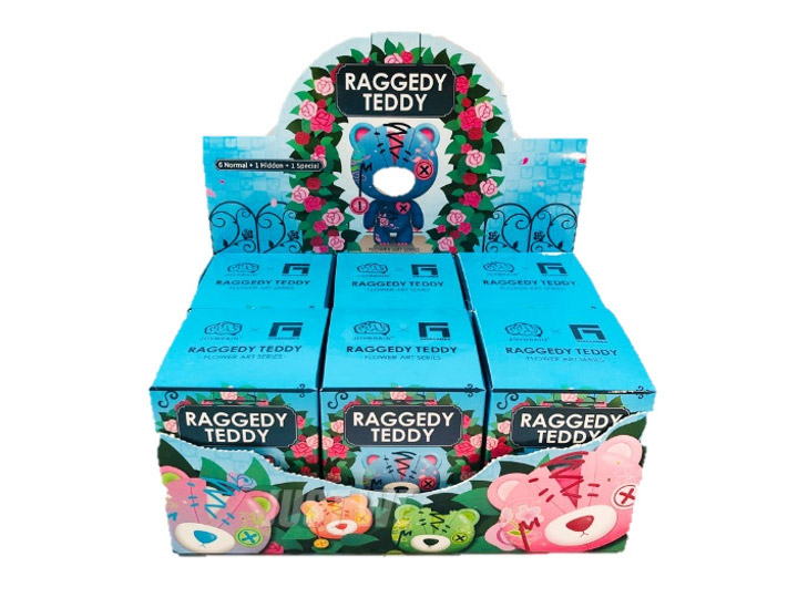 Your Toy Raggedy Teddy (Flower Art) Box of 6 Figures Gallery Image 1