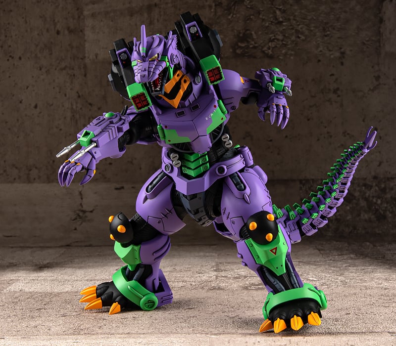Godzilla vs. Evangelion Mechagodzilla (Type-3 Kiryu EVA Unit-01 Color Ver.) Exclusive Model Kit Gallery Image 3