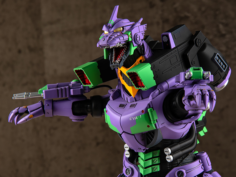 Godzilla vs. Evangelion Mechagodzilla (Type-3 Kiryu EVA Unit-01 Color Ver.) Exclusive Model Kit Gallery Image 21