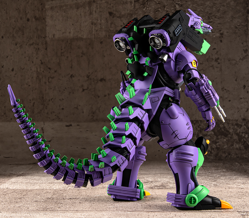 Godzilla vs. Evangelion Mechagodzilla (Type-3 Kiryu EVA Unit-01 Color Ver.) Exclusive Model Kit Gallery Image 5