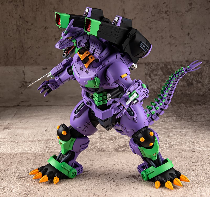 Godzilla vs. Evangelion Mechagodzilla (Type-3 Kiryu EVA Unit-01 Color Ver.) Exclusive Model Kit Gallery Image 17