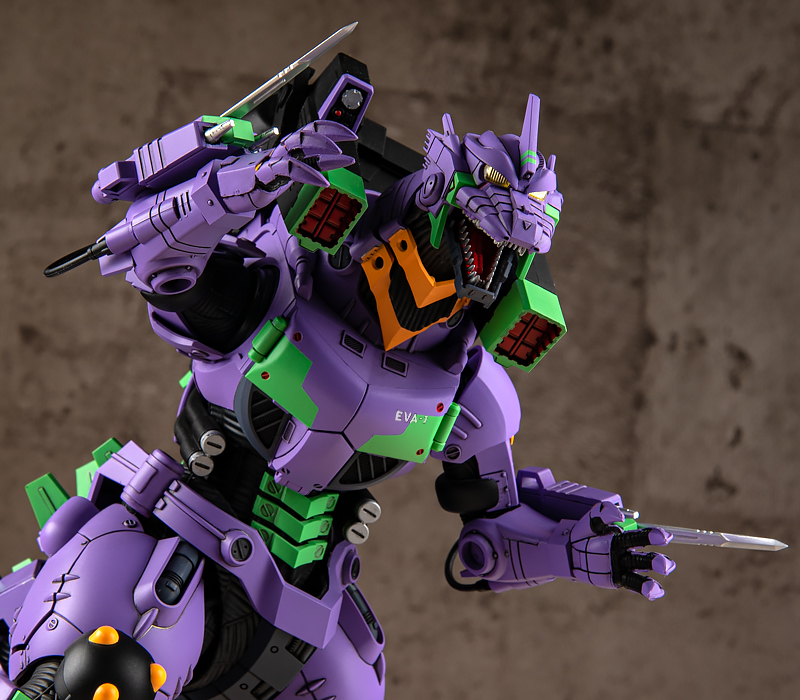 Godzilla vs. Evangelion Mechagodzilla (Type-3 Kiryu EVA Unit-01 Color Ver.) Exclusive Model Kit Gallery Image 20