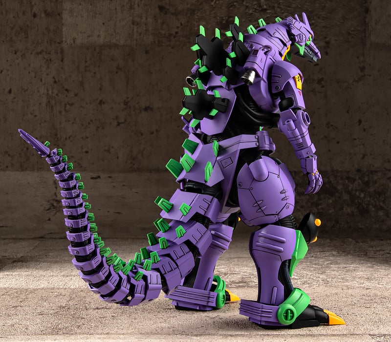 Godzilla vs. Evangelion Mechagodzilla (Type-3 Kiryu EVA Unit-01 Color Ver.) Exclusive Model Kit Gallery Image 7