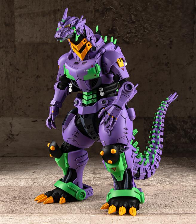 Godzilla vs. Evangelion Mechagodzilla (Type-3 Kiryu EVA Unit-01 Color Ver.) Exclusive Model Kit Gallery Image 6