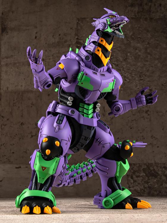 Godzilla vs. Evangelion Mechagodzilla (Type-3 Kiryu EVA Unit-01 Color Ver.) Exclusive Model Kit Gallery Image 8