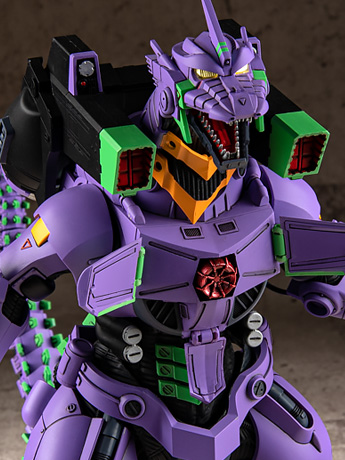 Godzilla vs. Evangelion Mechagodzilla (Type-3 Kiryu EVA Unit-01 Color Ver.) Exclusive Model Kit Gallery Image 2
