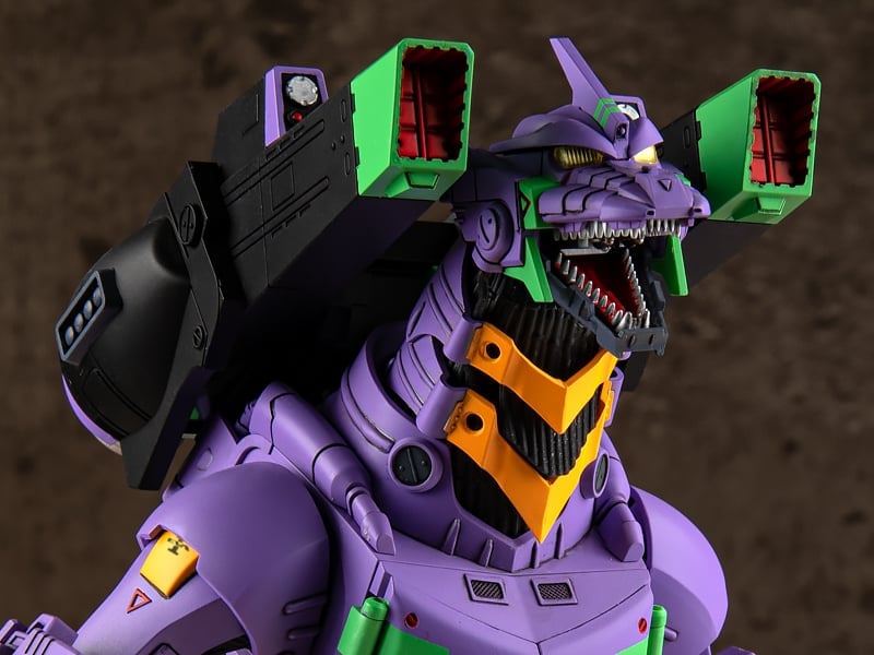 Godzilla vs. Evangelion Mechagodzilla (Type-3 Kiryu EVA Unit-01 Color Ver.) Exclusive Model Kit Gallery Image 15