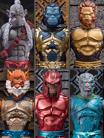 Animal Warriors of the Kingdom Primal Collection Set of 6 Figures Gallery Image 2