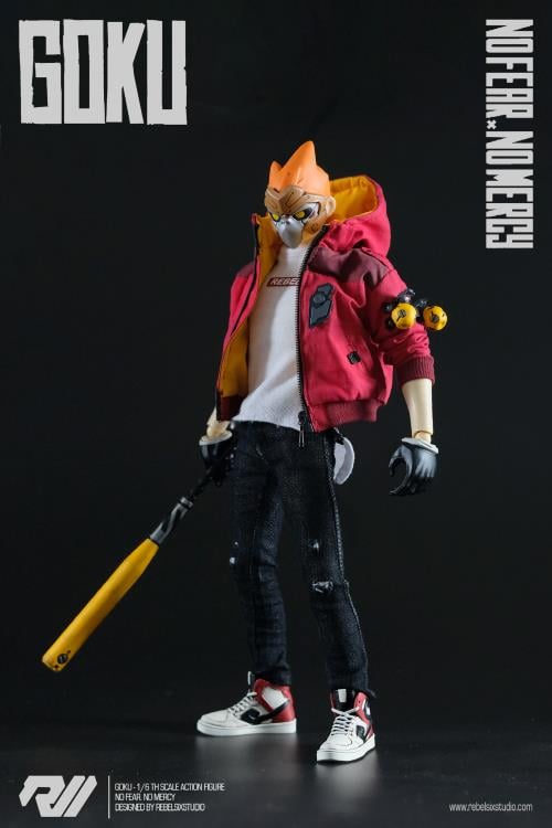 No Fear No Mercy Goku 1/6 Scale Limited Edition Figure Gallery Image 4