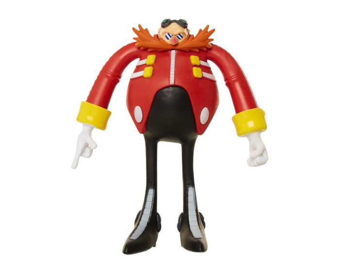 Sonic The Hedgehog 4" Basic Doctor Eggman Bendy Figure Gallery Image 1